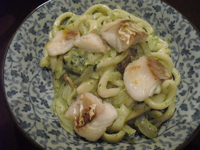 タラとしめじのジェノベーゼクリームうどん 常々ごはん日記 クックパッドブログ