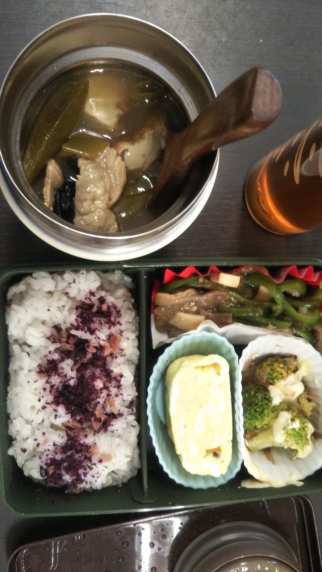 3 30 スープジャーういずお弁当 おぢさん弁当の中身 スープジャー万歳 クックパッドブログ