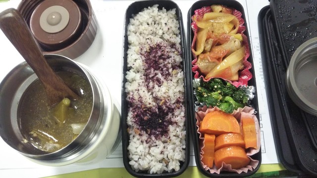 おぢさん弁当の中身 スープジャー万歳 クックパッドブログ