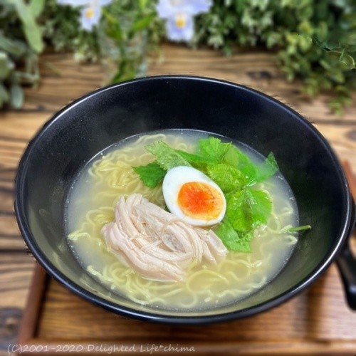 コストコのロティサリーチキンで作るチキンラーメン Delighted Life クックパッドブログ