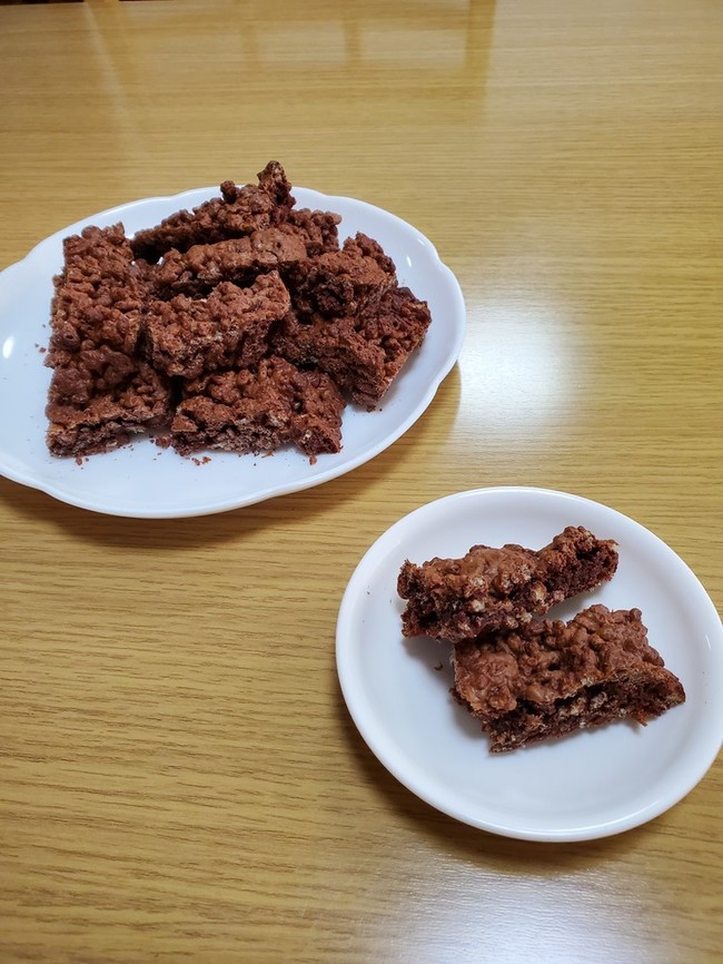 チョコクリスピーのリメイク ねこのおかあさん のごはん日記 クックパッドブログ