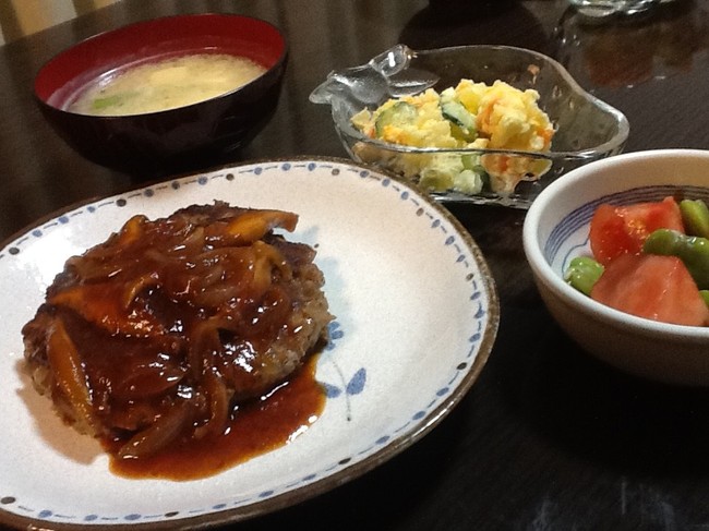 ハンバーグの夕飯 りかねそ日記 クックパッドブログ ハンバーグの夕飯 りかねそ日記 クックパッドブログ