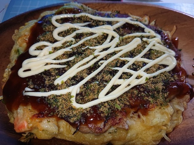 Ih ホットサンドメーカーでお好み焼き 水道野郎のキャンプ飯日記 クックパッドブログ