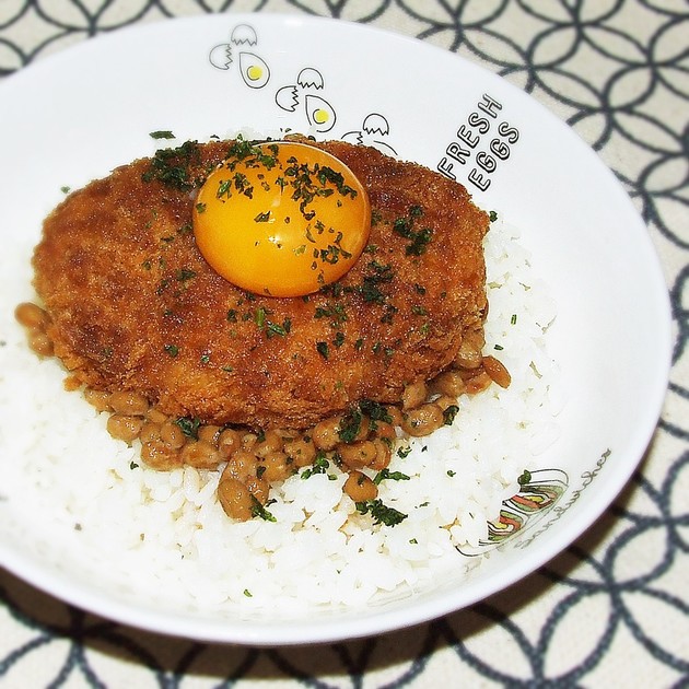 納豆ご飯にコロッケをのせてみよう By あーこ姐 人生を愛せ 愛する人生を生きろ クックパッドブログ