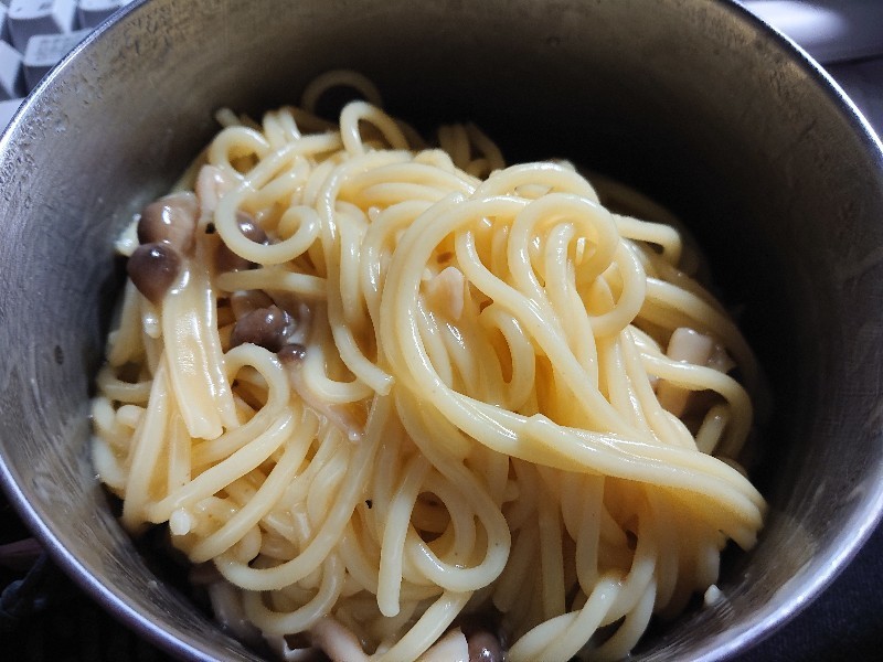 飯ごうパスタは 折りたくない 水道野郎のキャンプ飯日記 クックパッドブログ