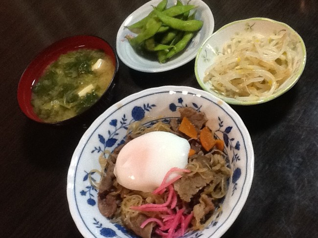 牛丼の夕飯 りかねそ日記 クックパッドブログ