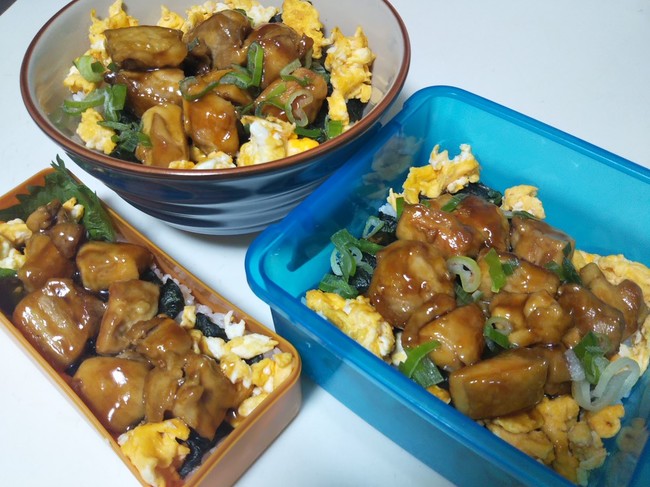 今日は焼き鳥丼弁当 Sumi Sumiのご飯日記 クックパッドブログ