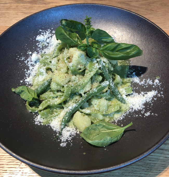 お昼のジェノベーゼパスタ 新田裕亮のご飯記録日記 クックパッドブログ