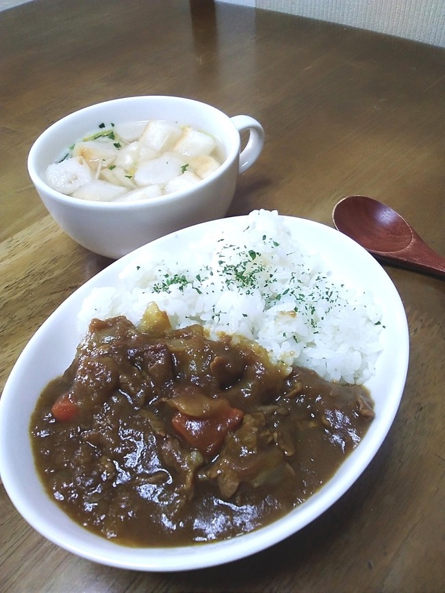 ミニカレー さてご飯の用意を始めよう クックパッドブログ