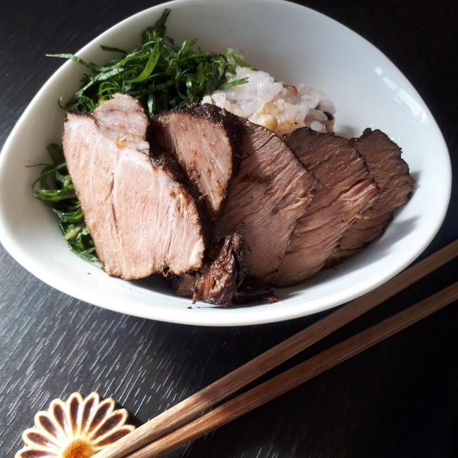 炊飯器で簡単 煮豚丼 一人ご飯日記 クックパッドブログ