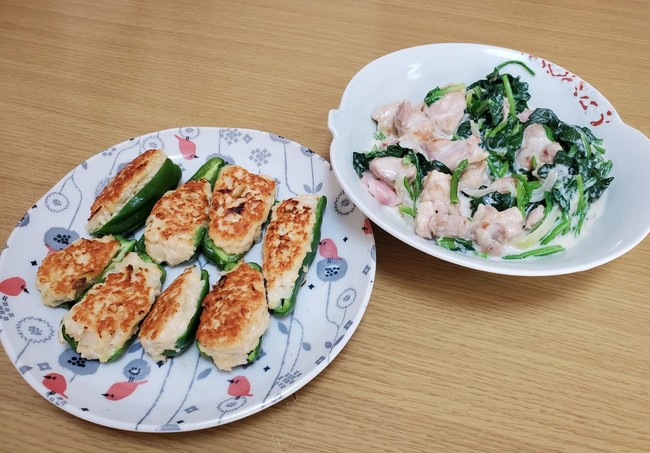 鶏とほうれん草とピーマン ねこのおかあさん のごはん日記 クックパッドブログ 鶏とほうれん草とピーマン ねこのおかあさん のごはん日記 クックパッドブログ