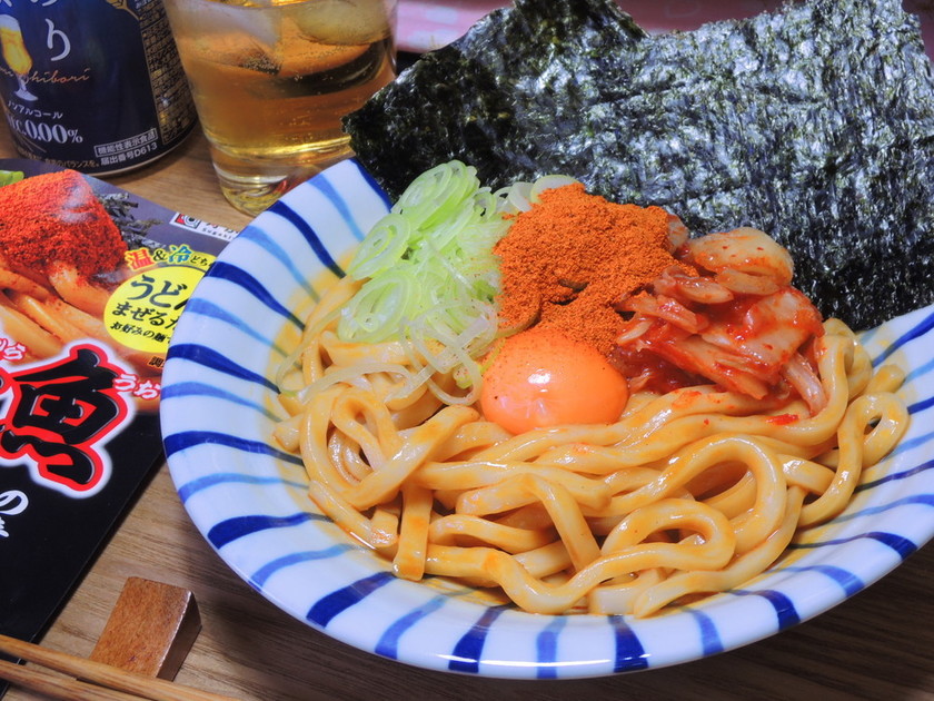 今日の昼食 辛辛魚まぜ麺 の素 昨日の晩酌日記 By青麺記 クックパッドブログ