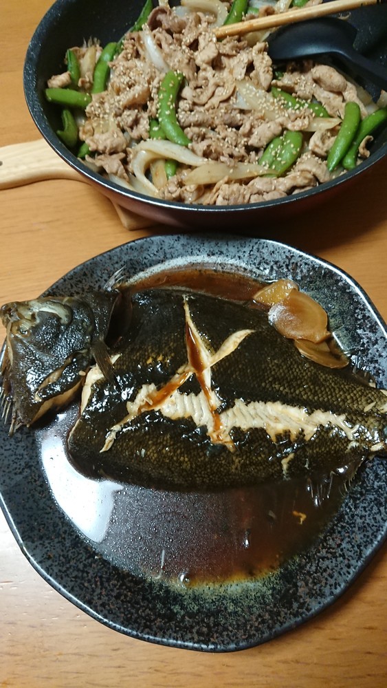 真カレイの煮付け 豆ご飯 おいしい たのしい うれしい クックパッドブログ