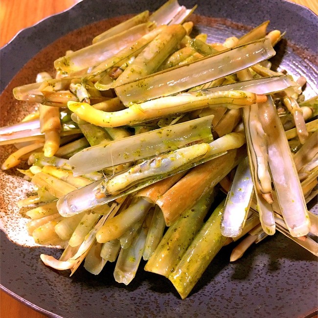 潮干狩り マテ貝料理２種 きゃんぱい日記 クックパッドブログ