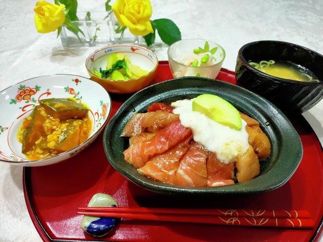 毎日の献立 丼 飯物 鮪漬け丼 Mielleの おうちご飯 クックパッドブログ
