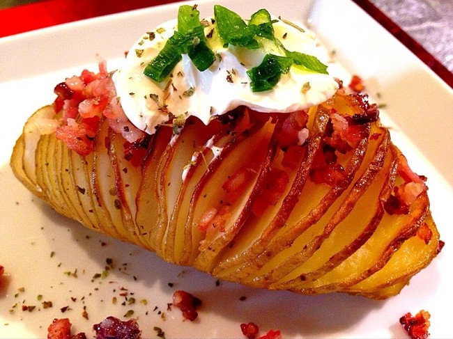 ハッセルバックポテト Hasselbackspotatis ぞうさんのお台所 クックパッドブログ