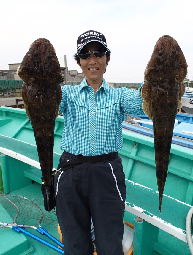 エビでマゴチ釣り ゆりyo船長 お魚love クックパッドブログ