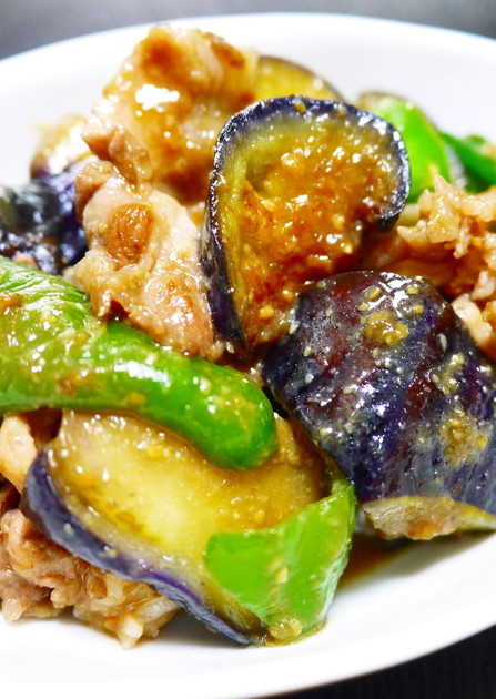 豚こまと夏野菜で なすとピーマンの鍋しぎ つくれぽ100人 感謝です ほっこり まったり のんびりと クックパッドブログ