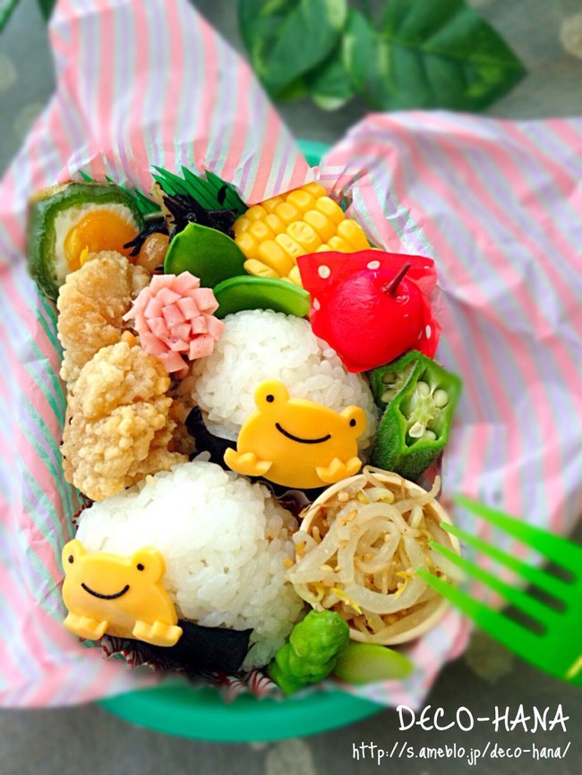 かえるのちょいデコおにぎり弁当 Deco Hanaフード クックパッドブログ かえるのちょいデコおにぎり弁当 Deco Hanaフード クックパッドブログ