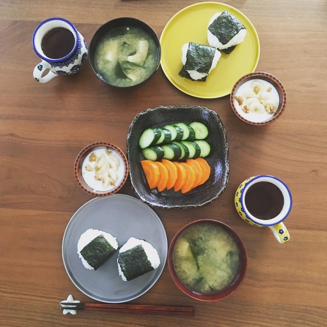 休日のおにぎり朝ごはん つむたんちのお家ごはん クックパッドブログ