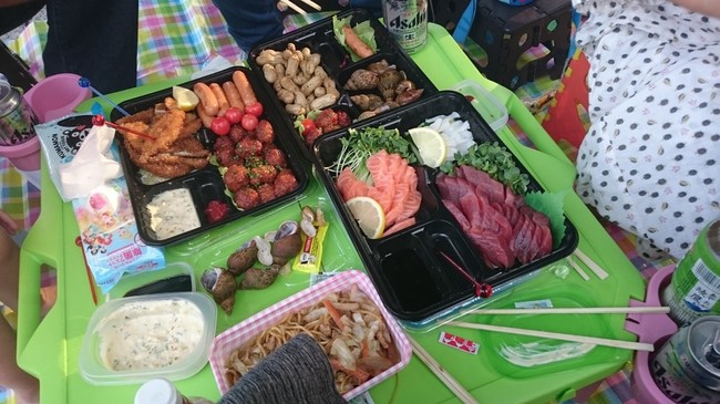 7月23日花火大会の弁当 ぺそしのご飯日記 クックパッドブログ