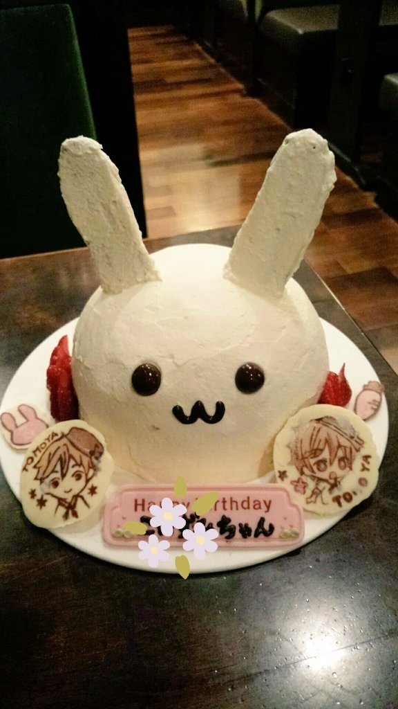 うさぎさんバースデーケーキ さえの日記 クックパッドブログ
