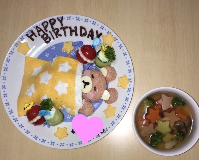 3歳の誕生日 Aoimama のごはん日記 クックパッドブログ