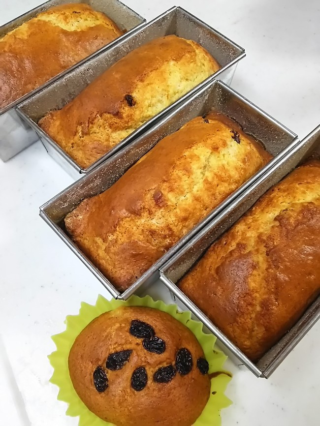 梨 レーズンのパウンドケーキ ｋｅｉｋａｎａ 念ずれば花ひらく クックパッドブログ
