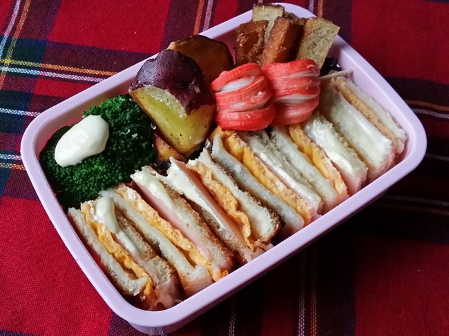 サンドイッチ弁当 女子高生のお弁当 クックパッドブログ