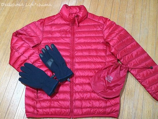 山ガール 装備とコーデ ユニクロで超お買い得ダウンとグローブ Delighted Life クックパッドブログ