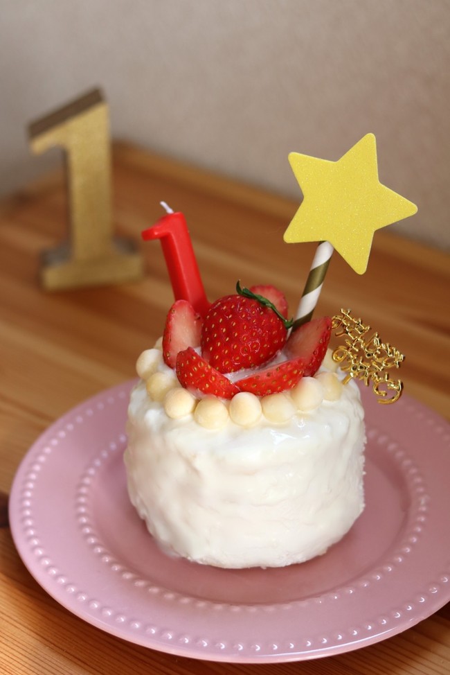 次女1歳のお誕生日 Tomumaro Kitchen クックパッドブログ