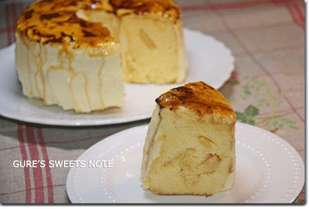 りんごとシブーストのシフォンケーキ Gure S Sweets Note クックパッドブログ