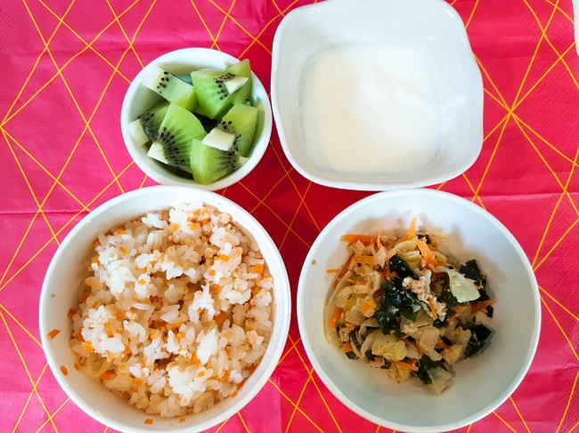 今日のごはん 幼児食 1歳7ヶ月 17 07 27 がてぃ のぴよぴよキッチン日記 クックパッドブログ