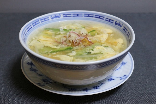 たたききゅうりのスープ Jackの安曇野食堂 クックパッドブログ