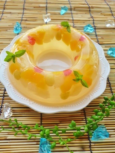 フルーツ缶丸ごと寒天 Shokenママのごはん日記 クックパッドブログ
