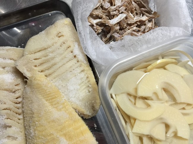 干し筍と塩漬け筍 のりこ523 Cookdiary クックパッドブログ