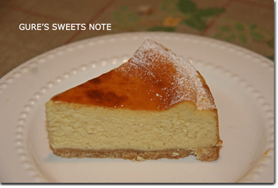 オールドファッションベイクドチーズケーキ Gure S Sweets Note クックパッドブログ