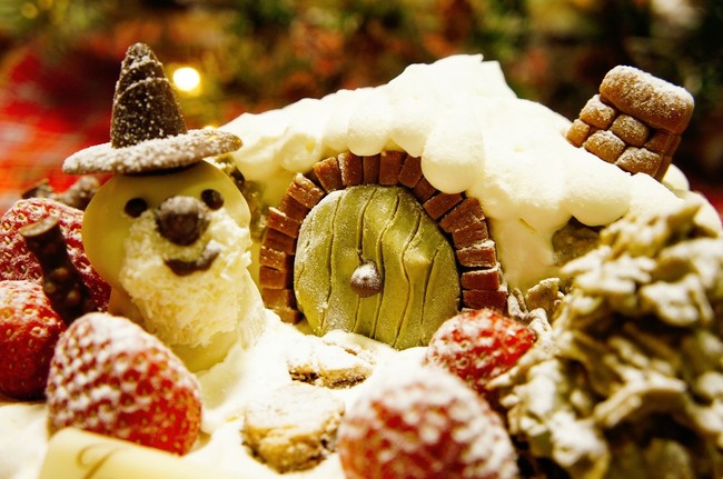 クリスマスケーキとダースベイダーケーキ オマールえび子の揚げたて日記 クックパッドブログ