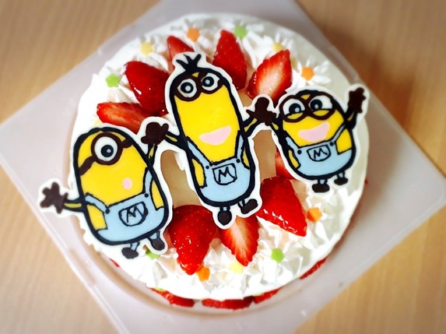 ミニオンケーキ のりたまごはん クックパッドブログ