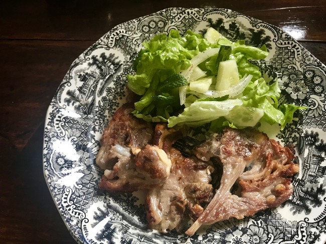 ミントサラダとラムチョップ シークレットスペイン食べ歩きブログ クックパッドブログ
