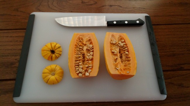 Delicata Squash かぼちゃ イン アメリカ 1 キッチン イン カリフォルニア クックパッドブログ