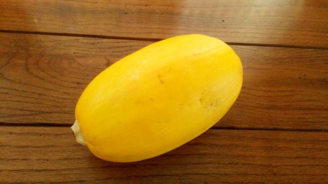 Spaghetti Squash かぼちゃ イン アメリカ 4 キッチン イン カリフォルニア クックパッドブログ