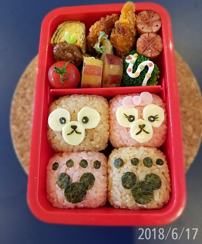 ダッフィー シェリーメイ弁当 Mymh1234のお弁当ブログ クックパッドブログ