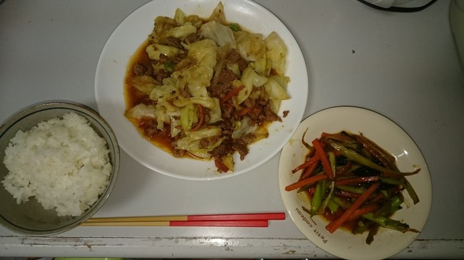 肉味噌炒めはご飯が進む 一人暮らし大学生の献立メモ クックパッドブログ