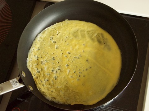 冷やし中華 トップ 卵 作り方 フライパン