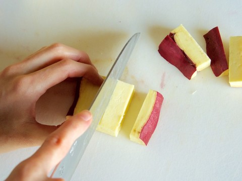 さつまいもの拍子木切り クックパッド料理の基本