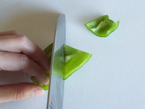ピーマンの乱切り クックパッド料理の基本