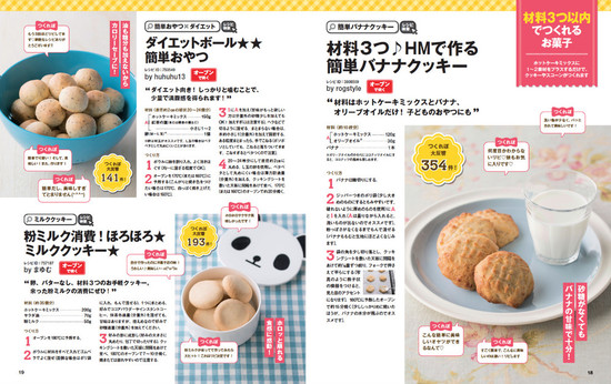 簡単でおいしいレシピ満載！『ホットケーキミックスの大人気お
