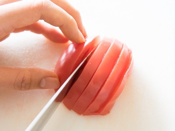 トマトの半月切り クックパッド料理の基本