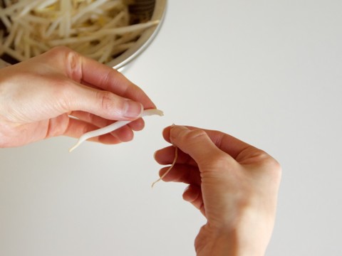 もやしのひげ根の取り方 クックパッド料理の基本